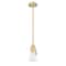 Z-Lite Aimie 1-Light Pendant with Rod, 6 in W, Modern Gold 828P6-ROD-MGLD - alternate 5