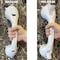 Amerihome 16 in. Repositionable Suction Grab Bar Set  - White 2 Piece Set SGBSET16 - alternate 2