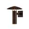 Troy Lighting Birk 1 Light Exterior Wall Sconce, Patina Brass and Bronze, 11 In x 12 In B7912-PBR/BRZ - alternate 1