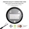 Fab Glass And Mirror LED Round Vanity Mirror, Wall Mounted Lighted Vanity Makeup Mirror with Anti Fog Dimmable Touch HC39RD - alternate 5