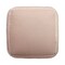 Homeroots 18" Taupe Polyester Cube Outdoor Pouf Ottoman 551569 - alternate 4