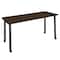 Regency Kee Mobile Training Seminar Table, 72 in W, 24 in L, Neo Walnut MTC7224NWBK - alternate 1