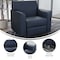 Flash Furniture HERCULES Diplomat Navy LeatherSoft Chair with Clean Line-Stitched Frame and Chrome Legs BT-827-1-NVY-CHR-GG - alternate 3
