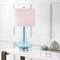 Jonathan Y Cecile 25.5" Glass Teardrop LED Table Lamp, Aqua/Chrome, 2PK JYL1081B-SET2 - alternate 5