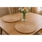 Homeroots 15" Set of Two Natural Jute Round Placemats 534177 - alternate 1