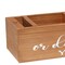 Homeroots 6" Brown Wood Desk Organizer 661199 - alternate 3