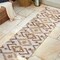 Jonathan Y Sumak High-Low Pile Neutral Diamond Kilim Brown/Ivory 2 ft. x 10 ft. Indoor/Outdoor Runner Rug SBH107C-210 - alternate 5