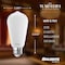 Bulbrite 9 Watt LED ST18 Light Bulbs, Warm Dimming 3000K Soft White, 1800K Candlelight, 800 Lumens, 2PK 862889 - alternate 4
