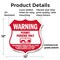 Signmission No Parking Without Permit Shield Sign Wa, 12 Inch X 12 Inch, Plastic Sign SHI-P-12-398 - alternate 3