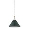 Hudson Valley Lighting Painted No. 2 16 in. Pendant in Polished Nickel/Soft Studio Green by Mark D. Sikes MDS352-PN/SSG - alternate 1
