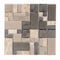 Apollo Tile Brown 11.7 in x 11.7 in Glass, Stone Polished Floor and Wall Mosaic Tile 4.75 sqft/case, 5PK APLCAS88026A - alternate 1