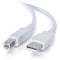 C2G C2G 2m USB 2.0 A/B Cable - White - Type A Male - Type B Male - 6.56ft - White 13172 - alternate 1