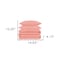 Homeroots Dusty Rose King Cotton Blend 1500 Thread Count Washable Duvet Cover Set 528220 - alternate 2