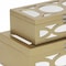 Homeroots Set of Two Gold Oval Scroll Mirror Jewelry Storage Boxes, 2PK 399674 - alternate 3