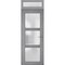 Vdomdoors Front Exterior Prehung FiberGlass Door Frosted Glass / Manux 8552 Grey Ash / Transom Window / Offic MANUX8552EXD-SS-W36 x H80+14-Right-hand Inswing - alternate 3