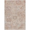 Homeroots 3' X 5' Coral And Gray Damask Washable Indoor Outdoor Area Rug 603755 - alternate 3