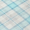Homeroots 8' Aqua And Gray Round Plaid Washable Indoor Outdoor Area Rug 601316 - alternate 4