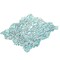 Apollo Tile Sky Blue 11.2 in x 11.2 in Glass Glossy, Matte Floor and Wall Mosaic Tile 4.36 sqft/case, 5PK APLGEM886A - alternate 3