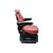 Uni Pro 1061 Air Suspension Seat, 12-Volt, Red Vinyl 8553 - alternate 5