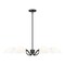 Z-Lite Breton Matte Black 6 Light Chandelier 3048-6MB - alternate 3
