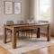 Homeroots 63" Brown and Black Wood Dining Table 568203 - alternate 2