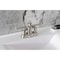 Kingston Brass Double-Handle 4" Centerset Bathroom Faucet with Pop-Up Drain, Brushed Nickel FB7618CML - alternate 2