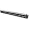 Intellinet Network Solutions BLANK PATCH PANEL; 24-PORT, 1 U, BLACK,  720847 - alternate 1