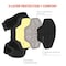 Ergodyne One Size Black Knee Pads - Non Marring 3-Layer Foam, PR 575 - alternate 4