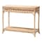 Bali & Pari Oxford Braided Natural Rattan Console Table 259-14171-ZORO - alternate 1