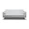 Homeroots 80" White Faux Leather Sleeper Sofa With Silver Legs 372117 - alternate 1