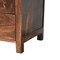 Homeroots 24" Walnut Solid Wood Three Drawer Nightstand 651512 - alternate 6