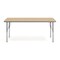 Flash Furniture Wren 60 in x 24 in Adjustable Height Activity Table, Thermal Laminate Top, Short Legs, Light Natural XU-A2460-REC-LTNAT-T-P-GG - alternate 6