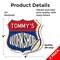 Signmission Tommy's Workshop, 4 inch X 4 inch, Vinyl Decal, 2PK SHI-D-2PACK-4-489-TOMMY - alternate 3