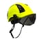 Malta Dynamics Safety Helmet w/Tinted Visor, Acrylonitrile Butadiene Styrene (ABS), Ratchet, Yellow HTY2002 - alternate 1