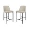 Manhattan Comfort Loft Metal Vegan Leather Counter Stool in Stone Gray - Set of 2 CS1534-1 - alternate 6