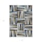 Homeroots 3' X 5' Navy Blue Brown And Beige Geometric Washable Indoor Outdoor Area Rug 598280 - alternate 4