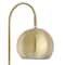 Jonathan Y Stephen 23.5" Metal/Marble LED Table Lamp, Brass Gold/White JYL6000A - alternate 5