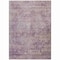 Homeroots 3' X 5' Plum And Lavender Floral Washable Indoor Outdoor Area Rug 605747 - alternate 3