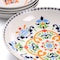 Gibson Home Tijuana 5 Piece Fine Cermic Pasta Bowl Set in White and Multi 130996.05 - alternate 3