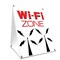 Signmission Wi-fi Zone, 36 Inch x 24 Inch A-frame Yard Sign, Plastic Sign SBC-2436-Wi-fi Zone - alternate 1