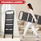 Wrightmaster 4.1 ft. Metal Folding Step Ladder, 9 ft. Reach, with Safety Lock Design 800 lbs. Load Capacity ZOR-WK27-4-DF - alternate 4