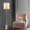 Jonathan Y Lincoln 62.5" Marble/Metal LED Floor Lamp, White/Chrome JYL2061A - alternate 6