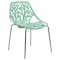 Leisuremod Modern Asbury Dining Chair with Chromed Legs, Mint AC16MT - alternate 1