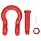 Mytee Products 1 1/8inAnchor Shackle Forged Carbon Steel w/Safety Screw Pin Load Limit 19,000lbs SHACKLE-ANCHOR-BT-118 - alternate 4