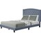 Homeroots Gray Tufted Upholstered Queen Bed Frame 526867 - alternate 5
