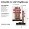 Signmission Belgian Waffle On A Stick, Vinyl Decals Only 24 Inch x 36 Inch, Vinyl Decal, 2PK DSB-2436-2PACK-Belgian Waffle On A Stick - alternate 2