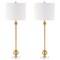 Jonathan Y Hollis 34" Metal LED Table Lamp, Brass with Crystal Base, 2PK JYL2010A-SET2 - alternate 5