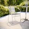 Flash Furniture Contemporary Restaurant Stack Chair, Aluminum Seat, 21.75 W 22" L 29 H, Integrated TLH-017B-GG - alternate 6