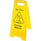 Impact Products Bilingual Yellow Wet Floor Sign, 12.05 x 1.55 x 24.3 9152W - alternate 1
