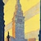 Homeroots Cleveland Union Terminal Vintage Travel Unframed Print Wall Art 394277 - alternate 2